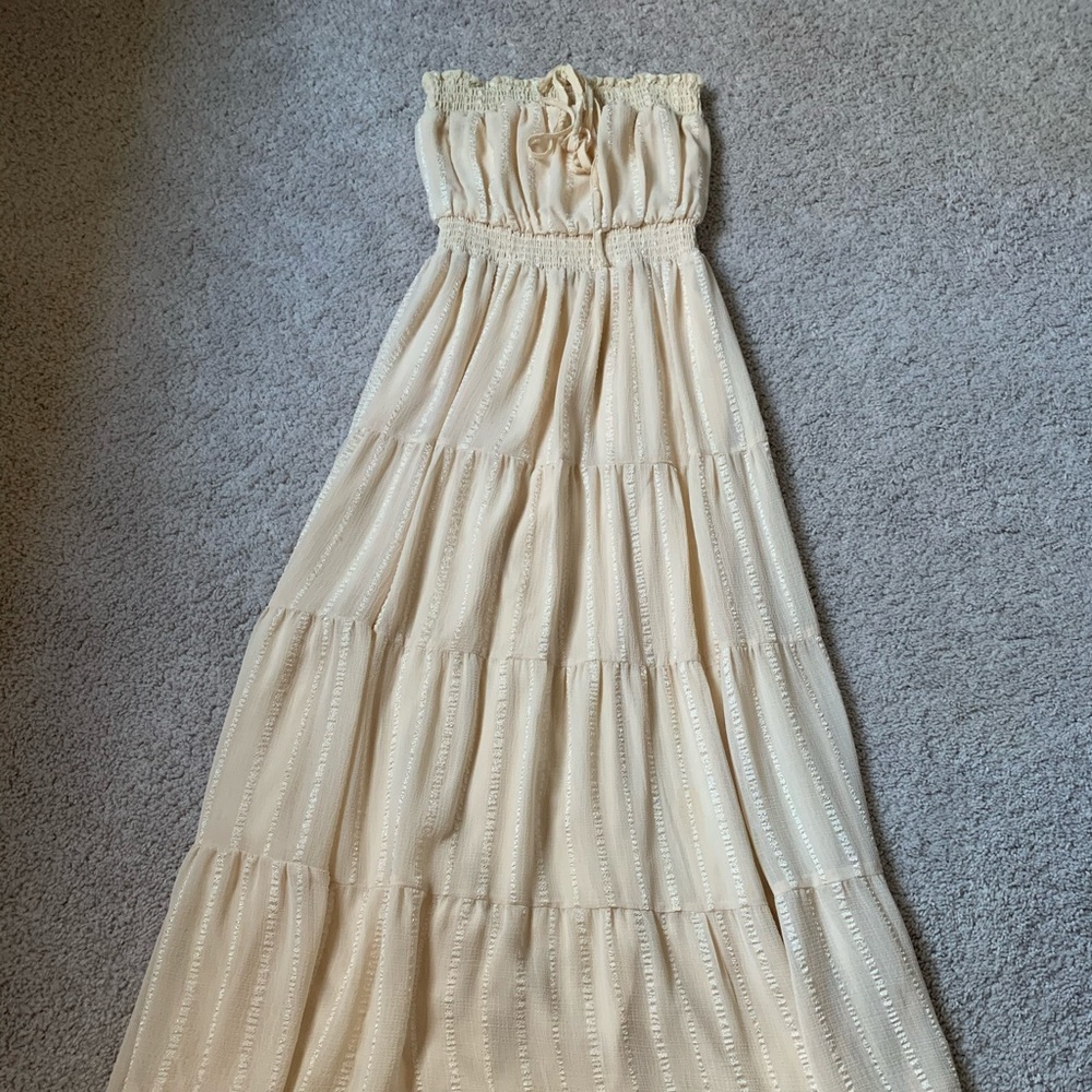 Cream Maxi Dress